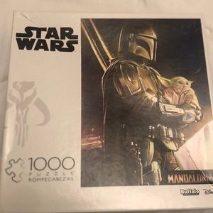 Star Wars Mandalorian with Grogu 1000 piece puzzle sealed never opened.